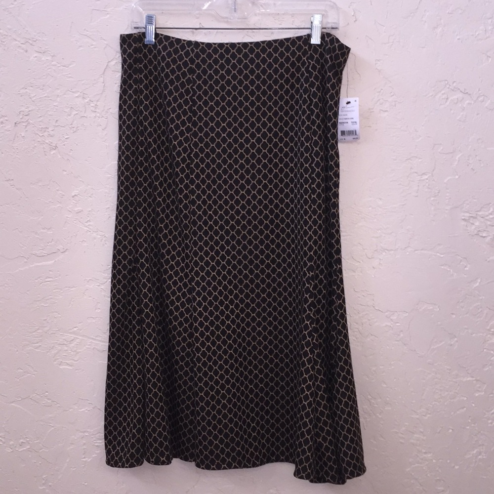 Brown and Gold Skirt